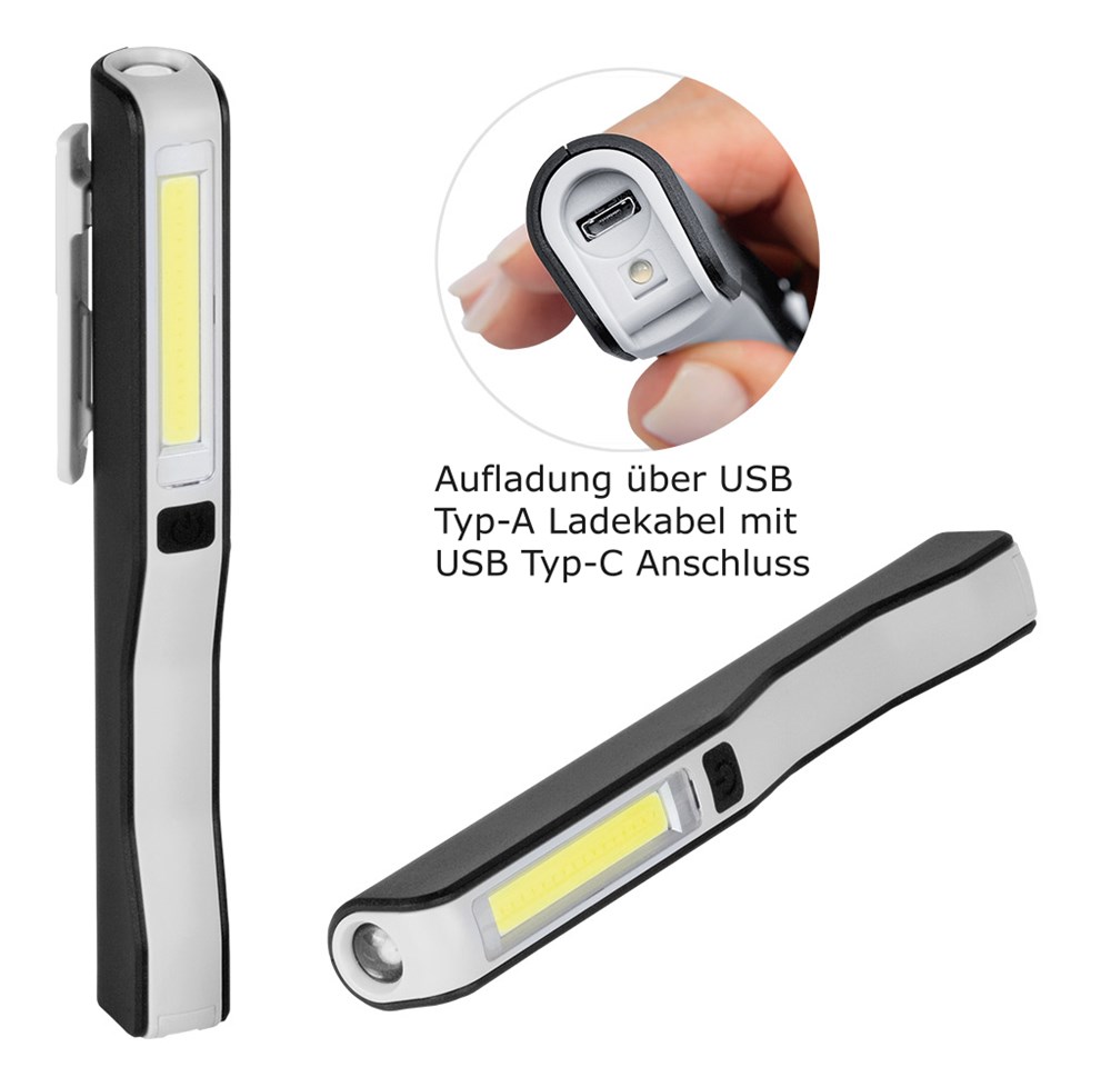 Aufladbare LED Leuchte "Check Light Charge 130 L" Aufladbare LED Leuchte "Check Light Charge 130 L"