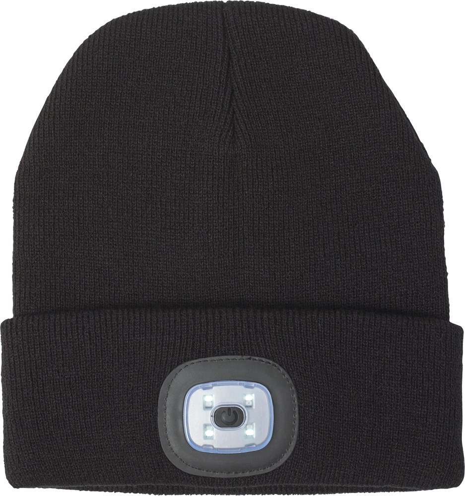 Beanie Nocturna | Acryl | COB-Licht - Schwarz