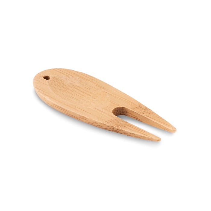 BOGEY - Golf-Pitchgabel Bambus | holz | A36-MO6523-40